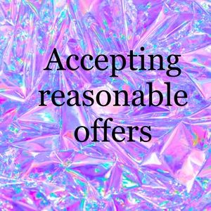 Accepting reasonable offers! Bundle and save on shipping!